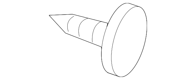 WX68XDVAA Деталь WINDOW MOLDING RIVET, RIGHT