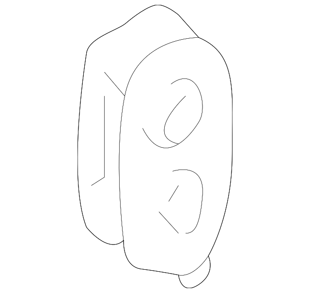 91177001 Деталь HEATER CORE BRACKET