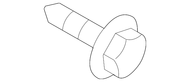 90105-06298 HEADLAMP BOLT, RIGHT