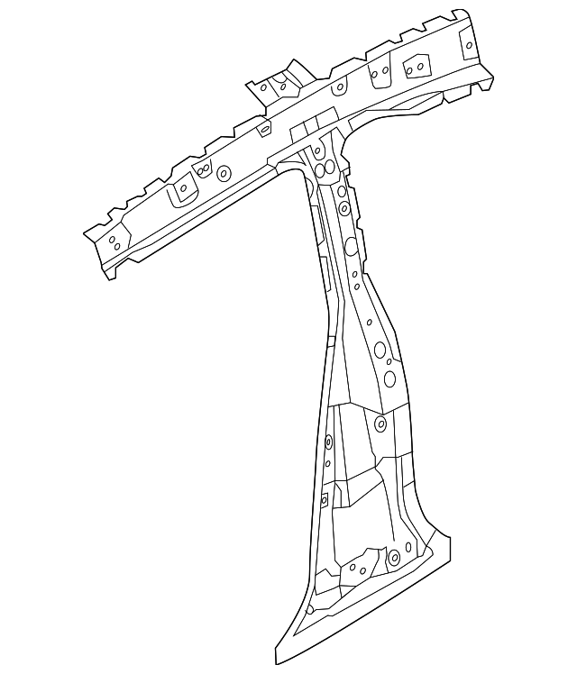 71402-A7250 Деталь PILLAR REINF, RIGHT