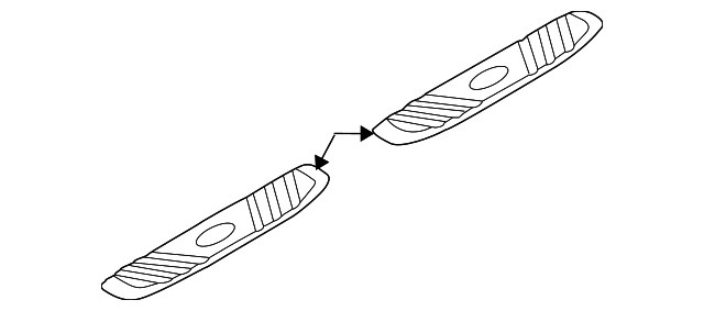 BC3Z-16490-A Деталь STEP PAD, RIGHT