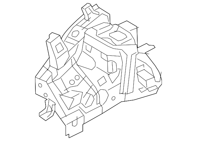 64502-1U501 Деталь APRON ASSY, RIGHT