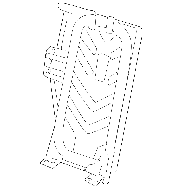 EF91-88-730C Деталь SEAT BACK FRAME
