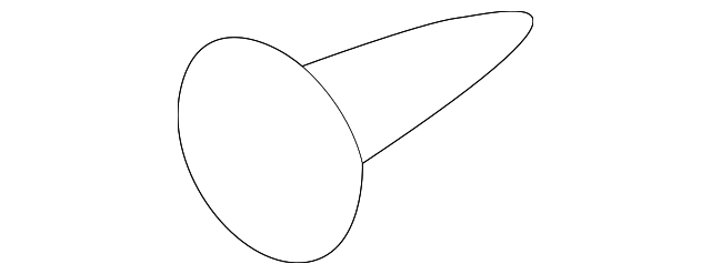 5FP84RC3 Деталь FLOOR DUCT RETAINER, LEFT