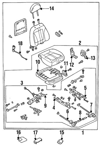 929 SEATS & TRACK COMPONENTS