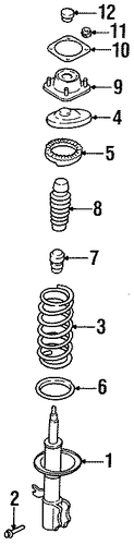 Sephia STRUTS & SUSPENSION COMPONENTS