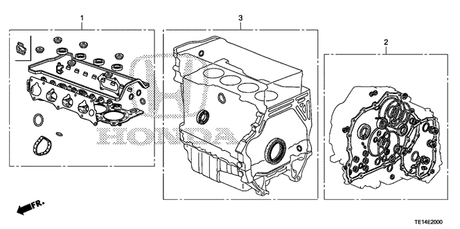 ACCORD COUPE GASKET KIT (L4)