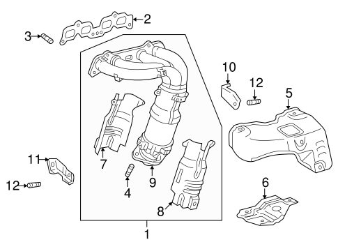 RAV4 EXHAUST COMPONENTS 2