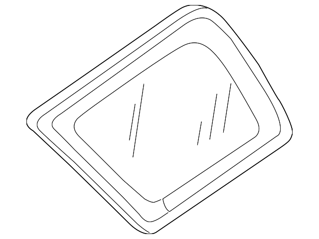 2L8Z-7829701-DA Деталь QTR GLASS, LEFT