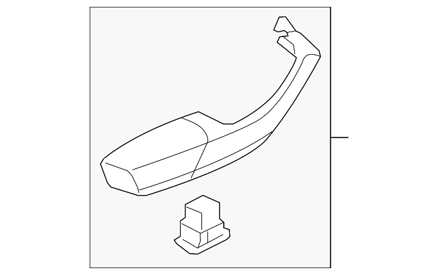 4H0-867-373-C-KXP Деталь ARMREST, LEFT