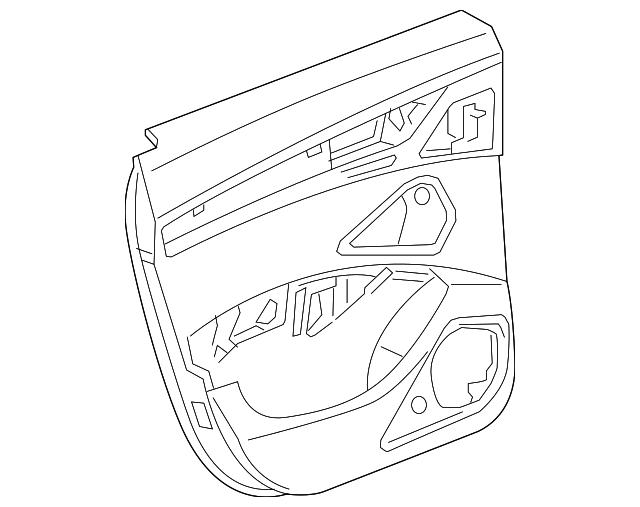 4H4-867-303-C-J0M Деталь DOOR TRIM PANEL, LEFT