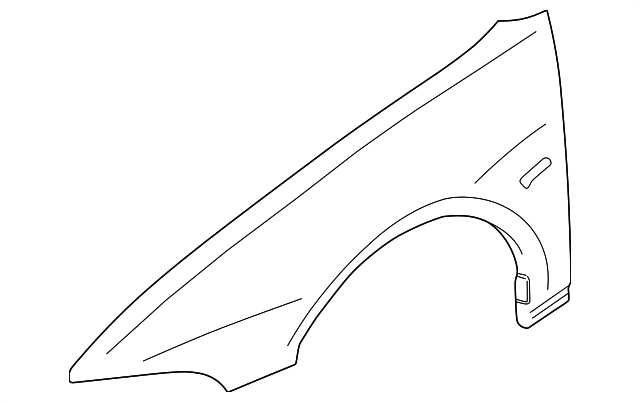 MR325760 Деталь FENDER, RIGHT