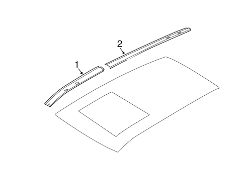 Sorento EXTERIOR TRIM - ROOF 2