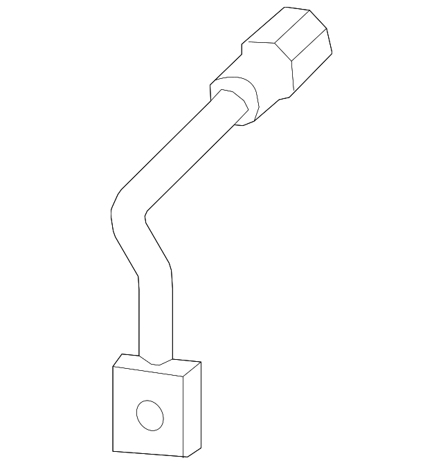 7B0611702B Деталь BRAKE HOSE, RIGHT