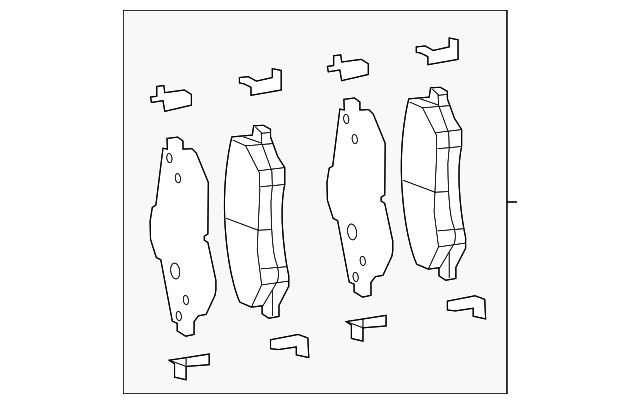 7B0-698-151-F Деталь BRAKE PADS