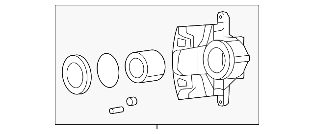 7B0-615-123-B Деталь CALIPER, LEFT