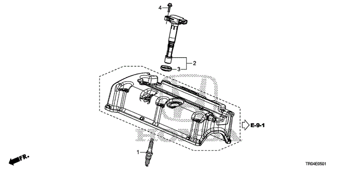 CIVIC SEDAN PLUG HOLE COIL - PLUG (2.4L)