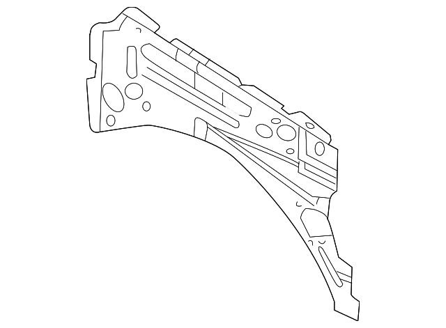 55177017AD Деталь INNER PANEL REINFORCEMENT, LEFT