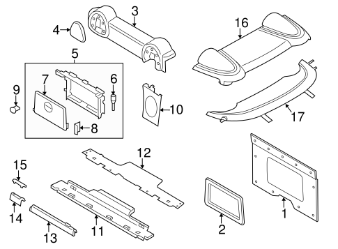 Cooper INTERIOR TRIM - REAR BODY 3