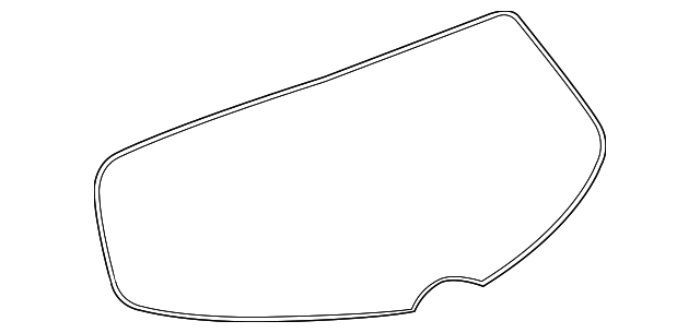 23435889 Деталь LIFT GATE GLASS