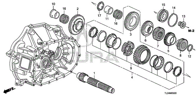 TSX SEDAN MT COUNTERSHAFT