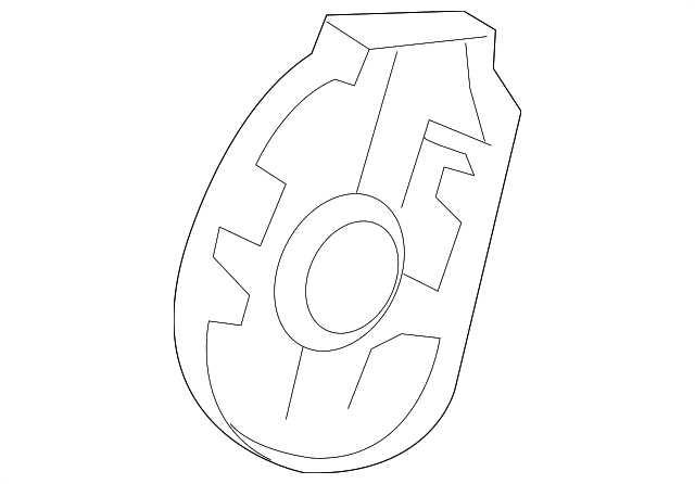 166-921-14-00-9051 Деталь OUTER COVER, RIGHT