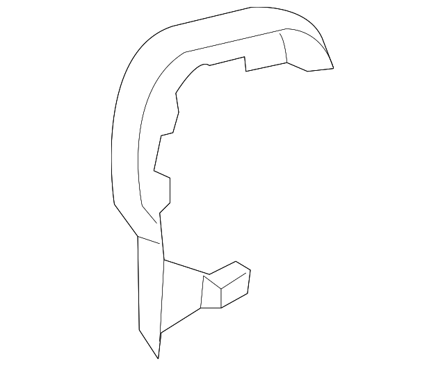 16692155867E94 Деталь INNER COVER, RIGHT