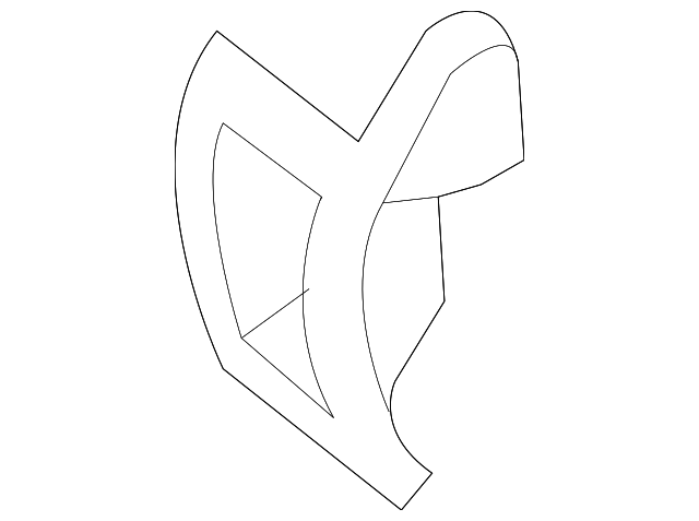 166-921-56-86-8N84 Деталь INNER COVER, LEFT