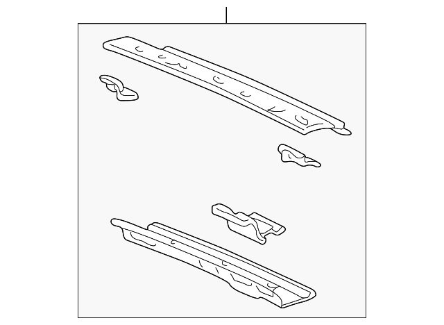 10334091 Деталь REAR HEADER