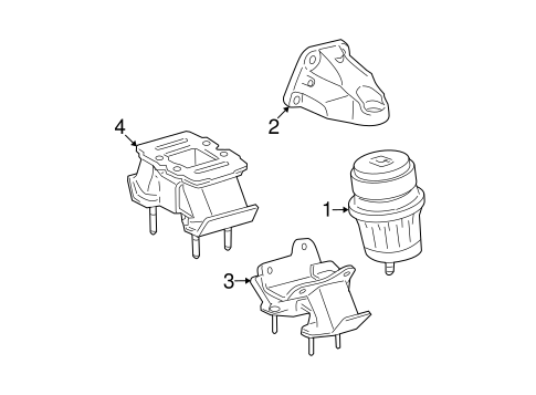 IS250 ENGINE & TRANS MOUNTING