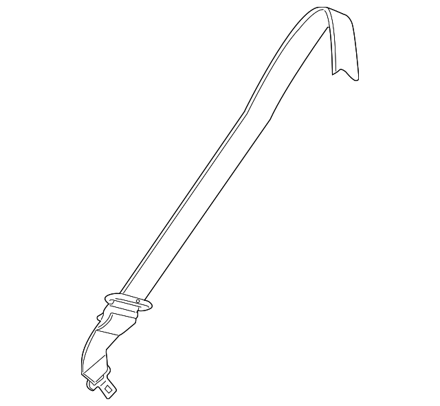 72-11-7-161-856 Деталь REAR BELT ASSY, RIGHT