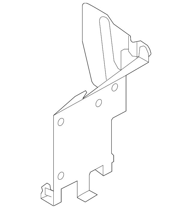 4C2Z-12A659-DA Деталь ECM MOUNT BRACKET