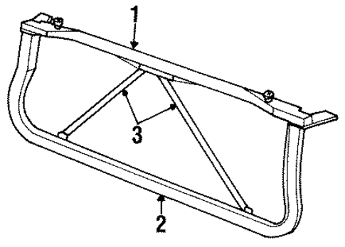 Ram 1500 RADIATOR SUPPORT