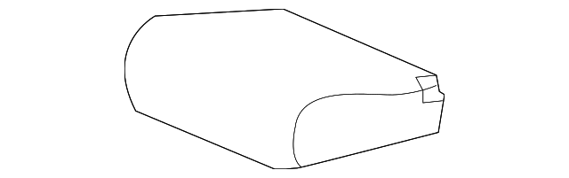 19127648 Деталь SEAT CUSHION PAD, RIGHT