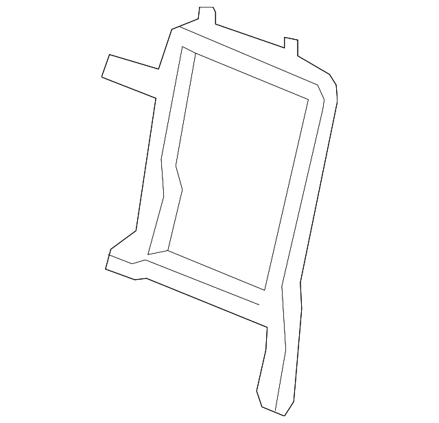 19127641 Деталь SEAT BACK FRAME, RIGHT