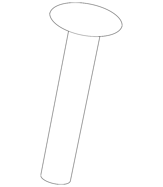 19127783 Деталь HEADREST GUIDE, RIGHT