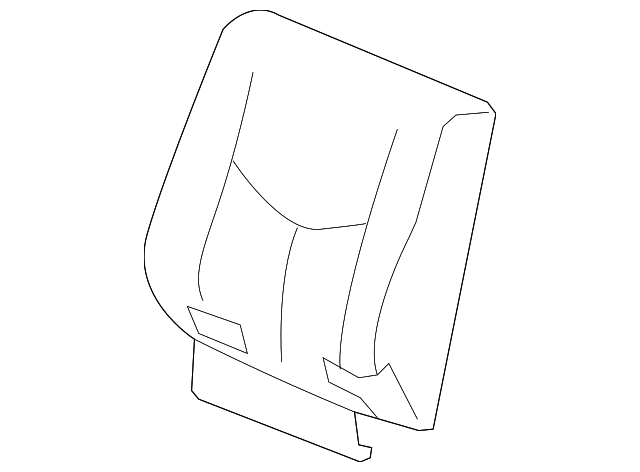 19127633 Деталь SEAT BACK COVER, RIGHT