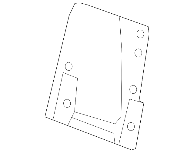 88943930 Деталь SEAT BACK PANEL, RIGHT