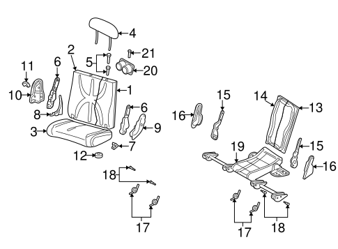 Durango REAR SEAT COMPONENTS