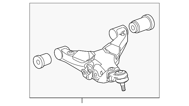 48068-0C020 Деталь LOWER CNTRL ARM, RIGHT