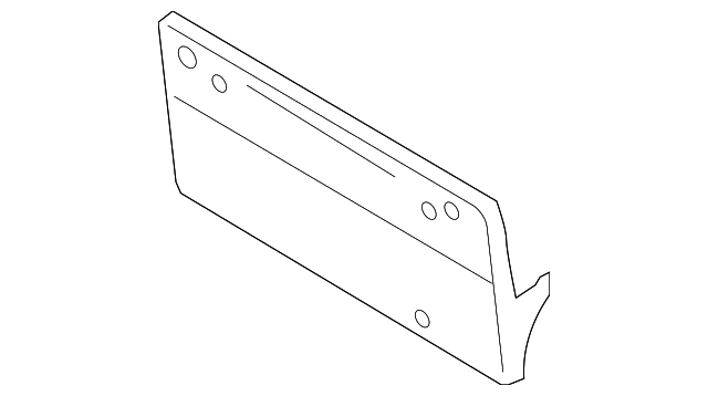 51-11-7-163-150 Деталь LICENSE BRACKET