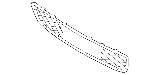 51-11-7-163-956 Деталь LOWER GRILLE