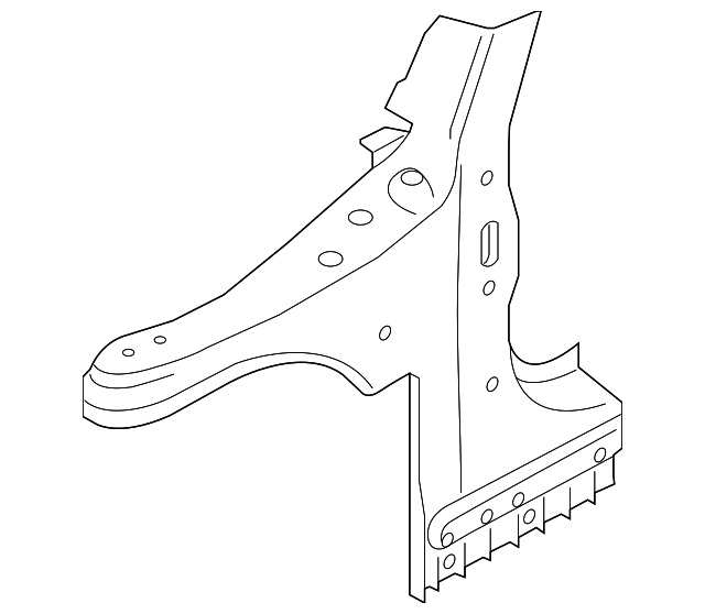 41-00-7-387-971 Деталь OUTER HINGE PLR, LEFT