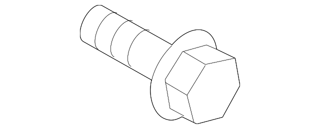 SU003-02783 Деталь SPLASH SHIELD BOLT, LEFT