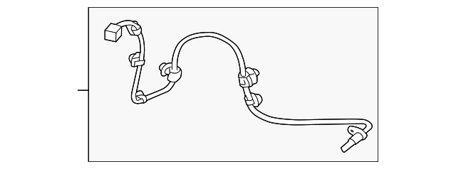 SU003-00662 Деталь ABS SENSOR, RIGHT