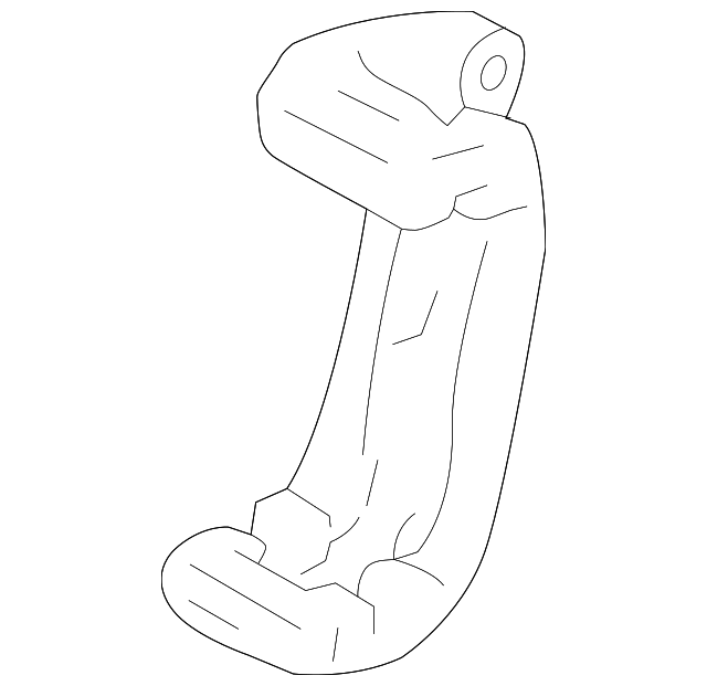 SU003-00572 Деталь CALIPER SUPPORT, RIGHT