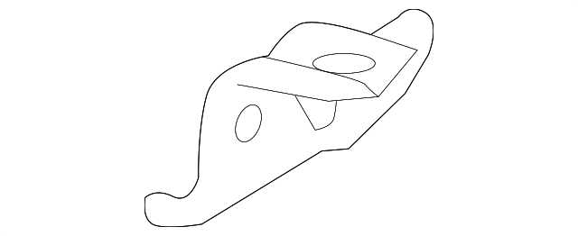 SU003-04290 Деталь BRAKE HOSE BRACKET, LEFT
