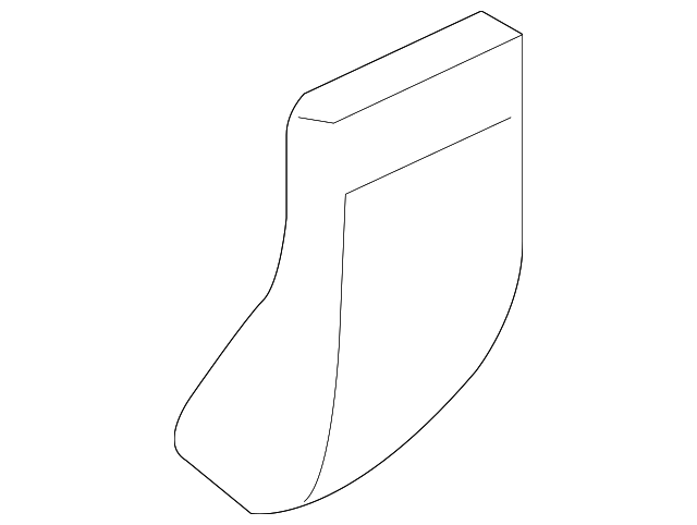 8C3Z-28616B00-AB Деталь SEAT BELT COVER, RIGHT