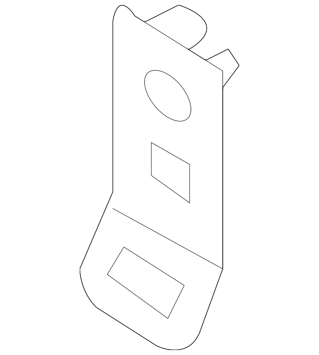 6C3Z-26613D74-AA Деталь CHILD SEAT BRKT