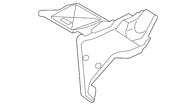 FL3Z-6N634-A Деталь LOWER SHIELD
